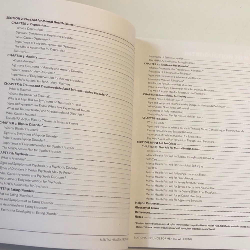 Mental Health First Aid USA Adult Manual - Version 2.0 - Picture 6 of 10